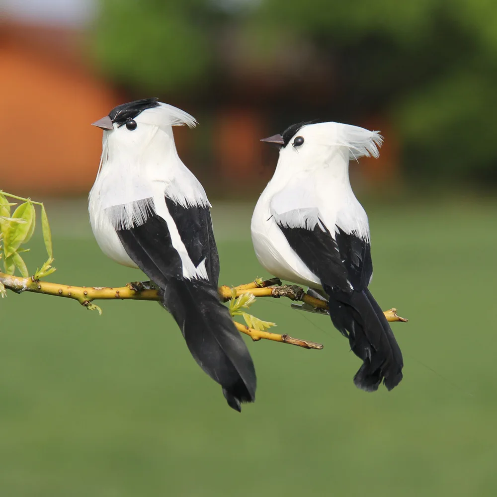2Pcs White Parrot
