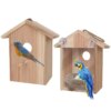 103686-6956d3.jpg Maison d’Oiseaux Bleue en Bois avec Fenêtre Transparente – Nichoir Résistant aux Intempéries