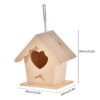 103735-005d63.jpg Maison d’Oiseaux – Lot de 3 Mini Nichoirs en Bois, Décoration Créative
