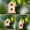 103735-b87681.jpg Maison d’Oiseaux – Lot de 3 Mini Nichoirs en Bois, Décoration Créative