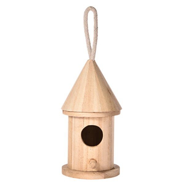 Perchoir Oiseaux Bois de Pin – Lot 3 Coloris