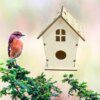 Maison d’Oiseaux en Bois DIY Artisanale – Nichoir Décoratif à Monter