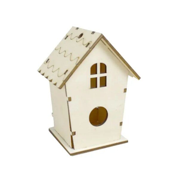 Nichoir Bois DIY OOTDTY – Maisonnette 9×11 cm à Assembler
