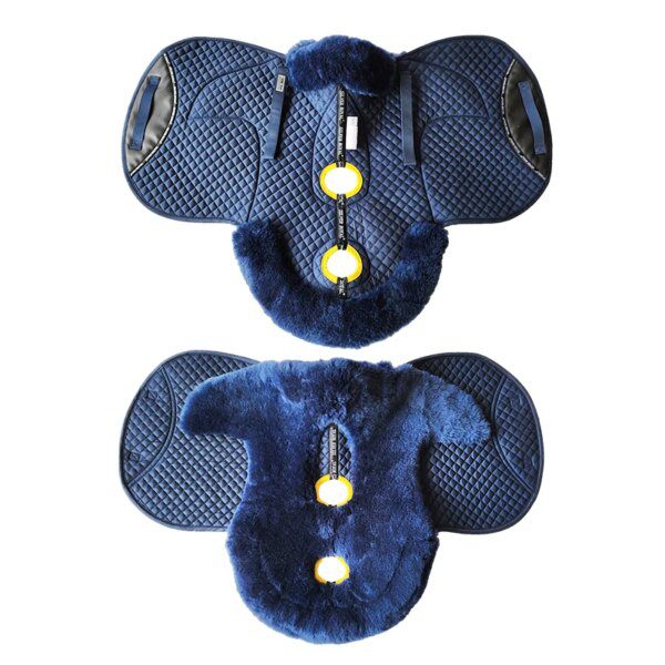 selle de cheval - SilverRoyal de selle anglaise intégrée, coussin en laine respirant