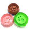 Gamelle Anti-Glouton Chien & Chat – Bol à Impression de Pattes