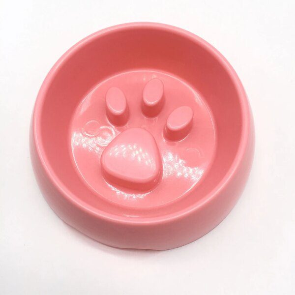 Gamelle Anti-Glouton Chien & Chat – Bol à Impression de Pattes