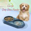 Grande Gamelle Anti-Glouton pour Chien – Alimentation Lente