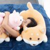 Peluche chien mignon Shiba Inu & Corgi 1 pièce, peluche douce Kawaii