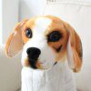 Peluche chien Grand chien girafe debout, chat, cheval, cerf Sika