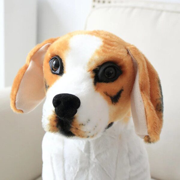 Peluche chien Grand chien girafe debout, chat, cheval, cerf Sika