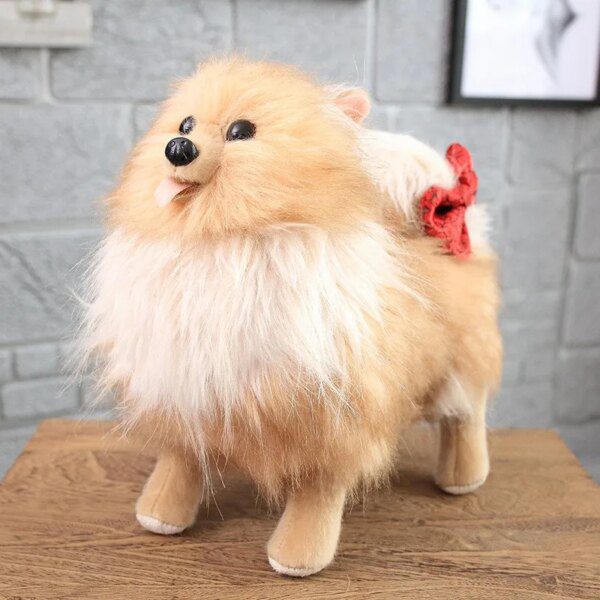 Peluche chien de simulation de haute qualité pour enfants, jouet en peluche doux