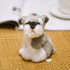 105135-130df1.jpg Peluche chien de simulation de chien, animal en peluche, Schnauzer réaliste qualité
