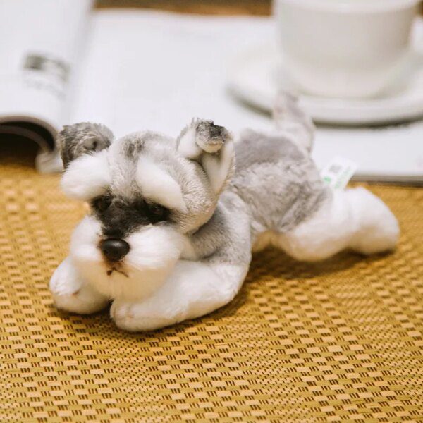 Petite peluche chien réconfortante