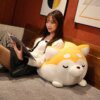Peluche chien Coussin de canapé en peluche corgi shiba inu, 30-70cm, adorable