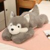 Peluche Squishy de dessin animé Husky, chien en peluche, grande poupée de chiot