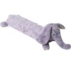Peluche chien en forme teckel, long coussin en peluche réaliste