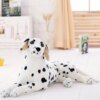 Peluche chien dalmatien en peluche, jouet de simulation d'angidog, animaux en peluche