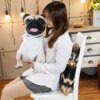 105424-4efff8.jpg Peluche chien et chat, coussin amusant en peluche, Animal de dessin animé