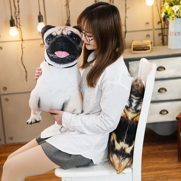 105424-4efff8.jpg Peluche chien et chat, coussin amusant en peluche, Animal de dessin animé