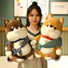 Peluche chien adorable Shiba Inu Kawaii pour enfant