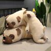 Peluche chien mignon en peluche de grande taille pour enfants, oreiller de sommeil
