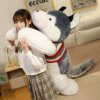 Peluche chien Long Oreiller en Peluche Douce de 120cm pour Enfant, Jouet