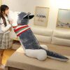 Peluche chien Long Oreiller en Peluche Douce de 120cm pour Enfant, Jouet