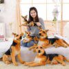 Peluche chien géant, animaux en peluche réalistes