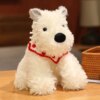 Peluche chien AdTosFluffy Hair-Peluche pour bébé, West Highland