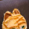 Peluche chat en colère pour enfants, jouet doux, animal paresseux