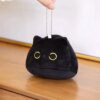 peluche chat Petit chat noir câlin en peluche