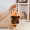 Chat peluche doux pour enfants, petit pendentif, loup