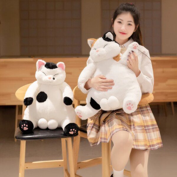 106337-e986cf.jpg chat peluche japonais, grande boule à pénis, Style Drag Face, amusant