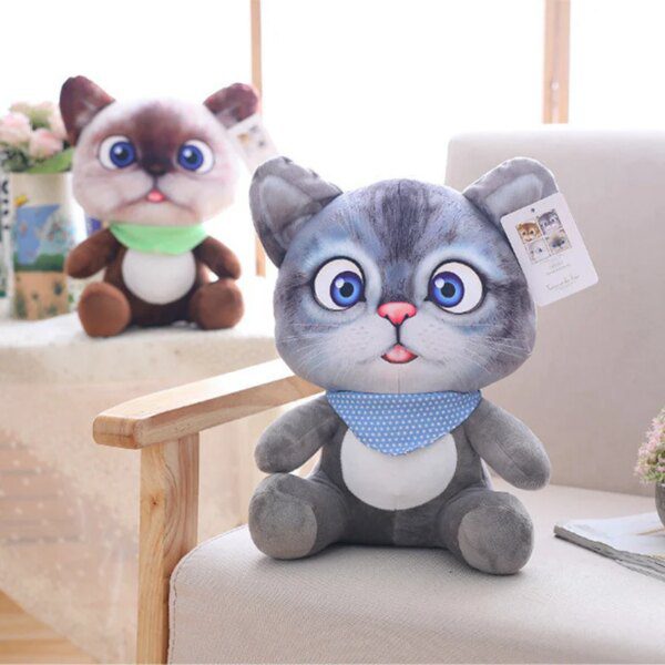 peluche chat Coussin de canapé en peluche Kawaii