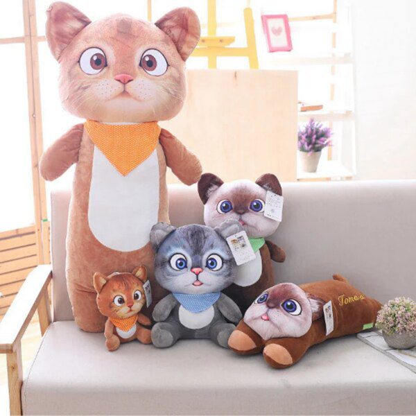 peluche chat Coussin de canapé en peluche Kawaii