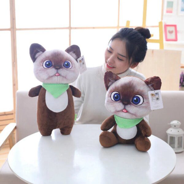 peluche chat Coussin de canapé en peluche Kawaii