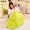 peluche chat doux Kawaii pour bébé, oreiller en peluche, dinosaure