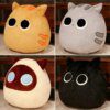 peluche chat doux Kawaii pour bébé, oreiller en peluche, dinosaure