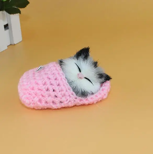 peluche chat en Mini chaussure endormis, jouet pour enfants