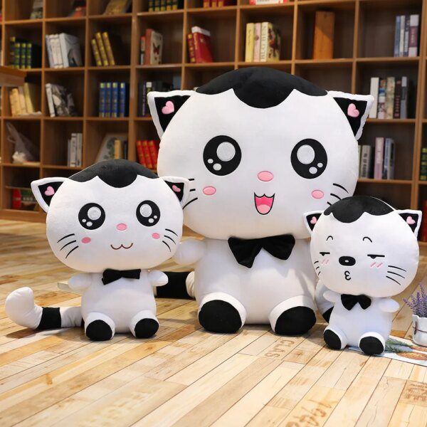 106596-87ec11.jpg Peluche chat à grand visage pour fille, poupée douce