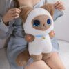 peluche chat siamois pour enfants, pendentif chaton
