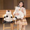 Peluche chat Kawaii gras 35/45cm, jouet mignon et paresseux