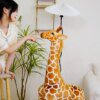 Peluche geante de girafe de 50 à 120cm, animaux