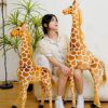 Peluche geante de girafe de 50 à 120cm, animaux