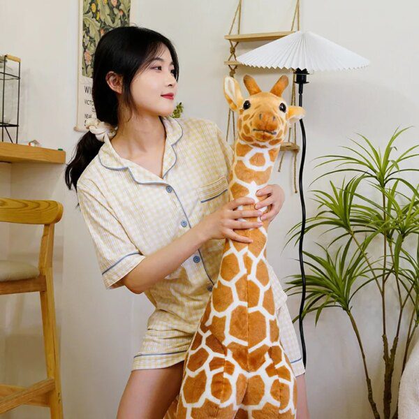 Peluche geante de girafe de 50 à 120cm, animaux