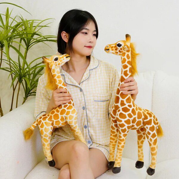 Peluche geante de girafe de 50 à 120cm, animaux