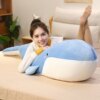 Peluche geante baleine géante de 120cm, grand oreiller de couchage en peluche douce