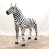 Peluche geante zèbre pour enfants, Hukelma réaliste