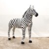 Peluche geante zèbre pour enfants, Hukelma réaliste