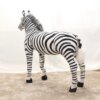 Peluche geante zèbre pour enfants, Hukelma réaliste